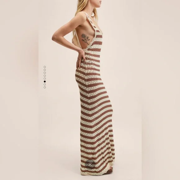 Mango | Dresses | Mango Striped Jersey Dress | Poshmark
